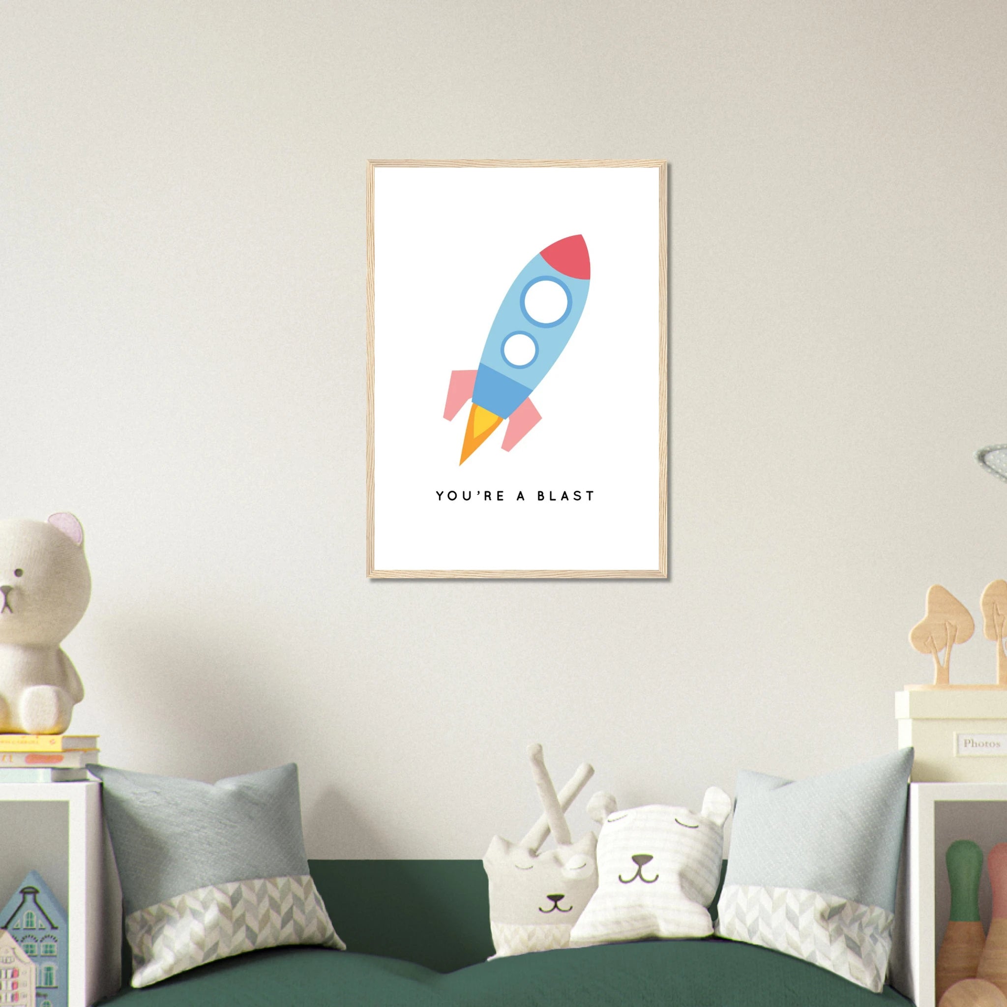 # all-groups - You're a Blast Rocket Poster | Fun Nursery Wall Art for Kids - Elena