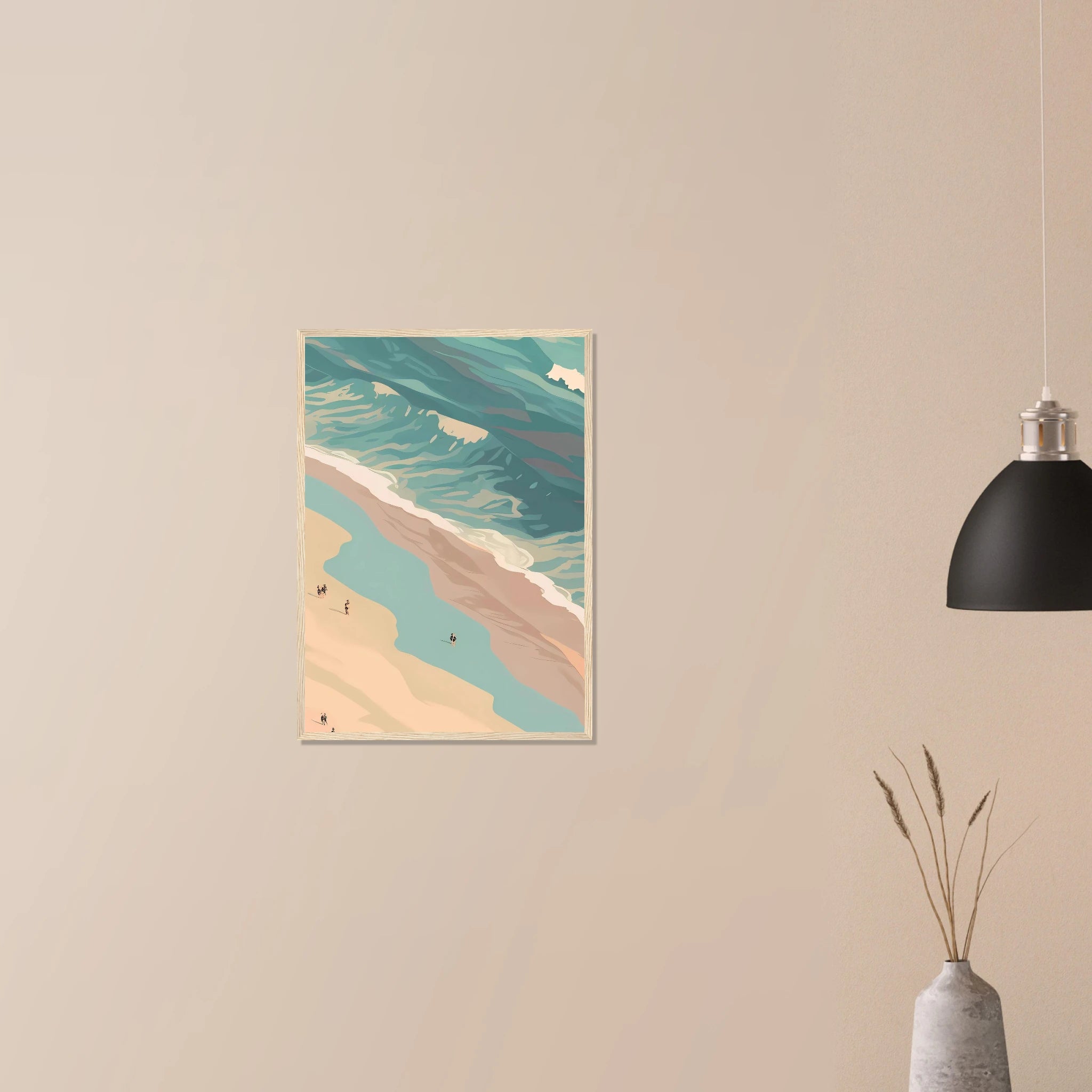 # all-groups - Coastal Horizon Abstract Costal Art | Centre Panel - Play By Print