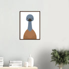 # all-groups - Emu – Minimalist Australian Animal Art Print | Native Bird Poster for Nursery or Classroom - Play By Print
