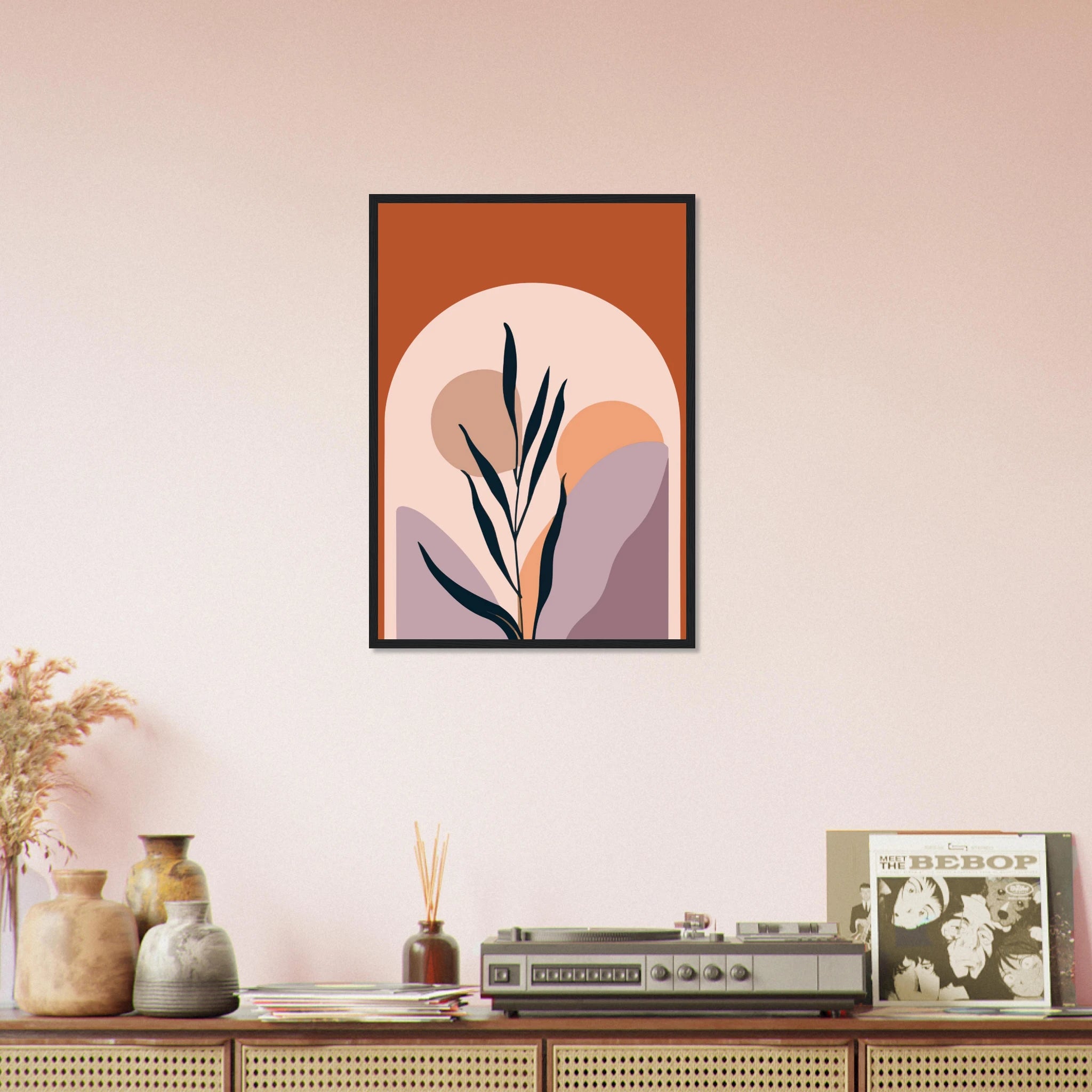 # all-groups - Botanic Sunrise Modern Abstract Wall Art - Jerin