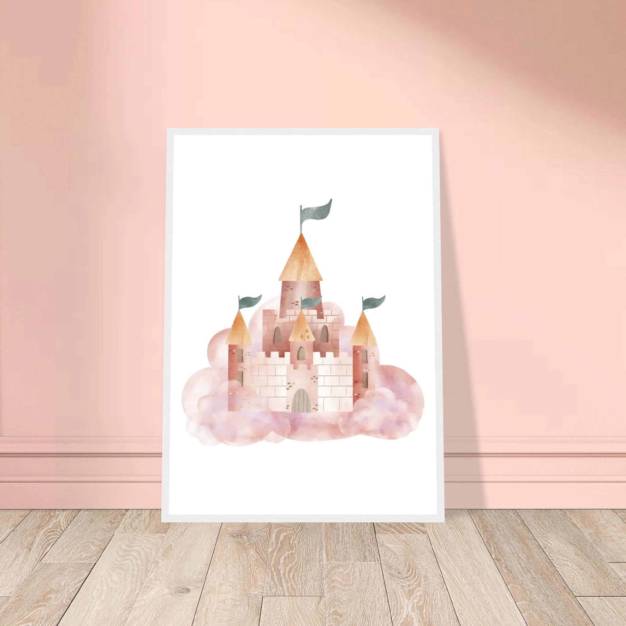# all-groups - Watercolour Princess Castle Wall Art - Olga