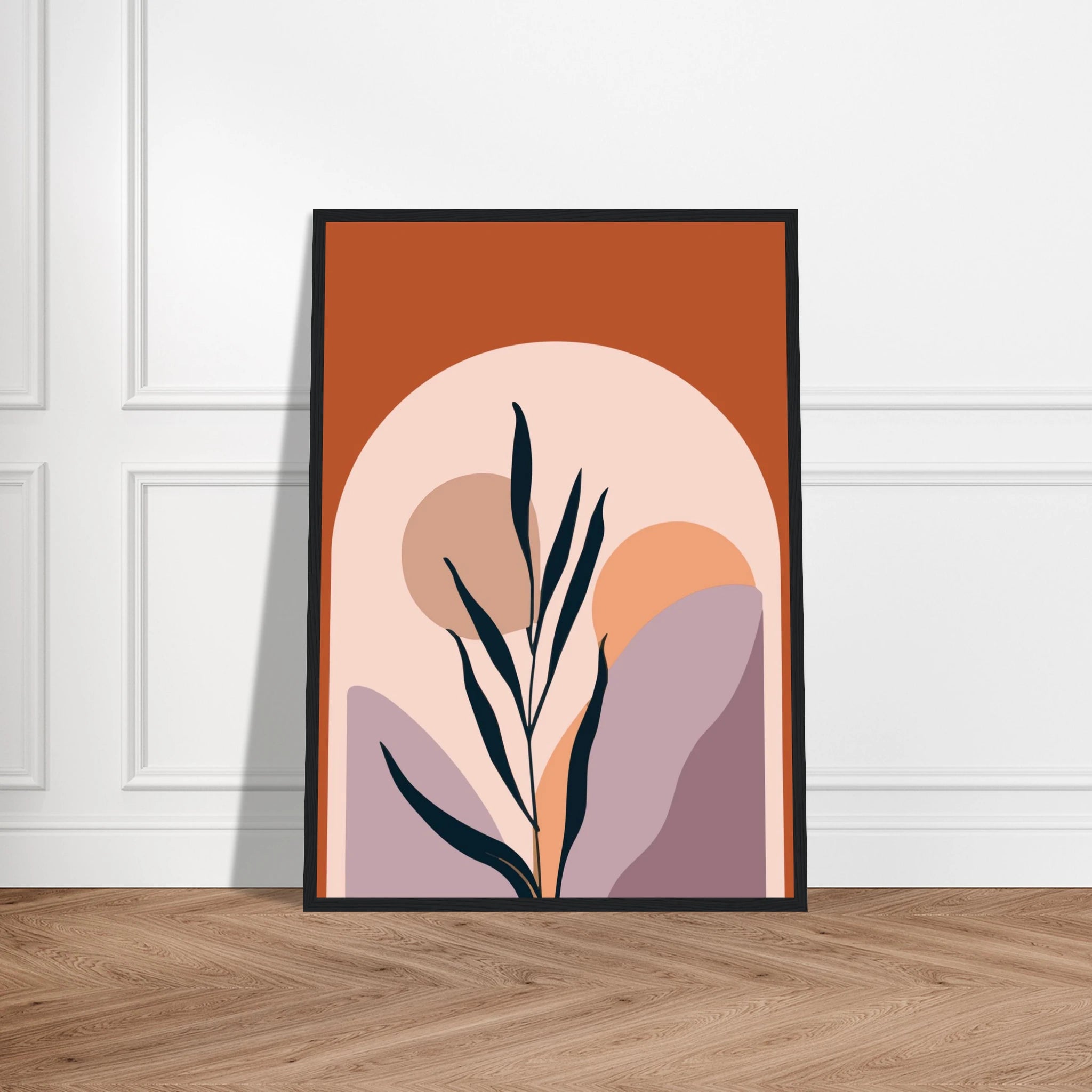 # all-groups - Botanic Sunrise Modern Abstract Wall Art - Jerin