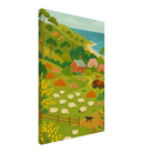 Canvas 40x60 cm 16x24″ - Coastal Sheep Farm – Australian Countryside Canvas Wall Art - Play By Print