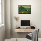 # all-groups - Hillside Haze – Countryside Sheep & Cottage Wall Art Print - Play By Print