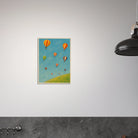 # all-groups - Up and Away Hot Air Balloon Wall Art | Whimsical Nursery or Playroom Print - Play By Print