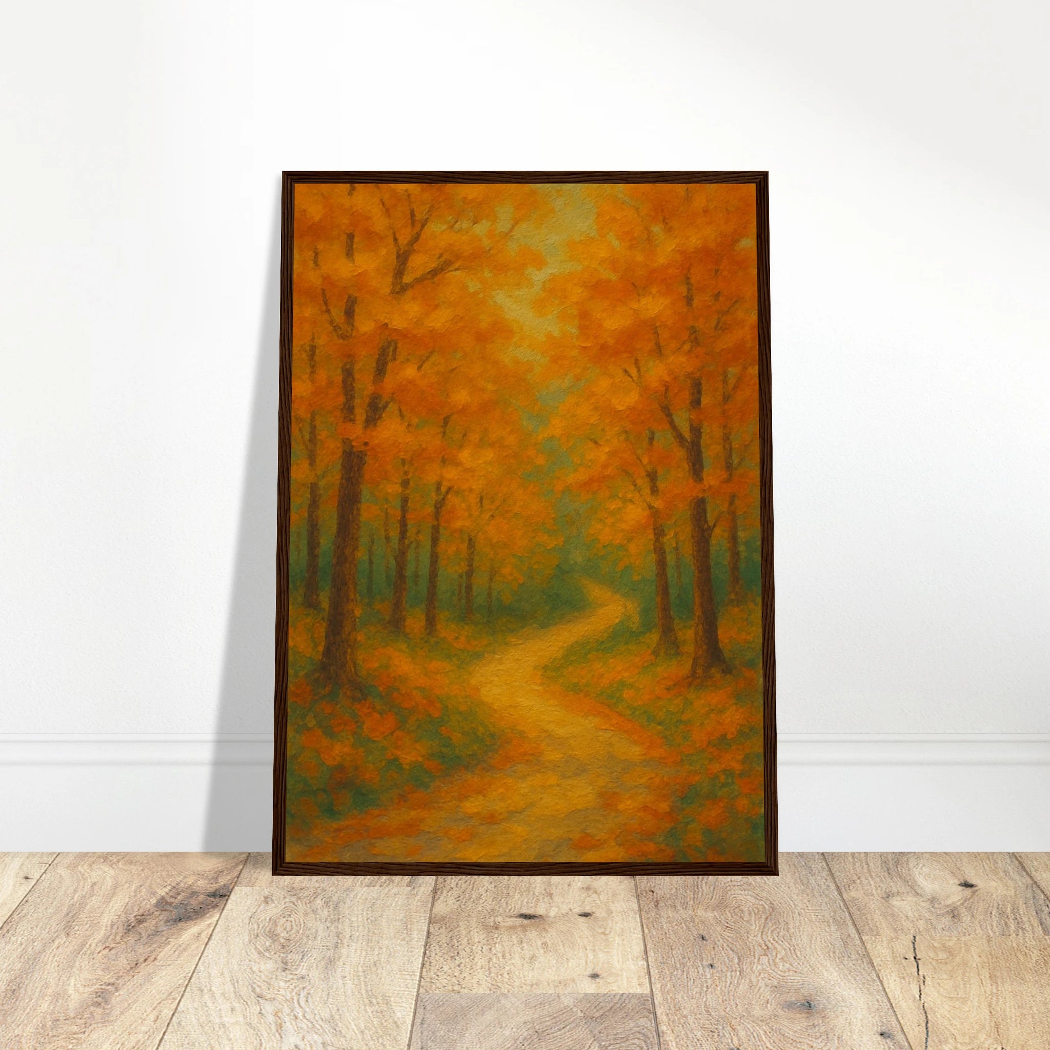 # all-groups - Golden Autumn Pathway Wall Art | Tranquil Woodland - Play By Print