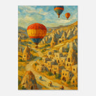 Unframed 21x29.7 cm 8x12" - "Drifting Over Cappadocia" Print | Turkish Landscape Wall Art - Play By Print