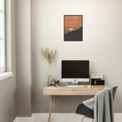 # all-groups - Amber Dusk – Abstract Mountain Sunset Wall Art by Daisy - Play By Print