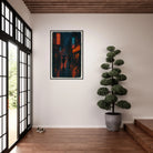 # all-groups - City Shadows – Rainy Night in Tokyo Neon Alley Print - Play By Print