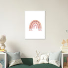 # all-groups - Boho Pink Rainbow Wall Art - Jerin