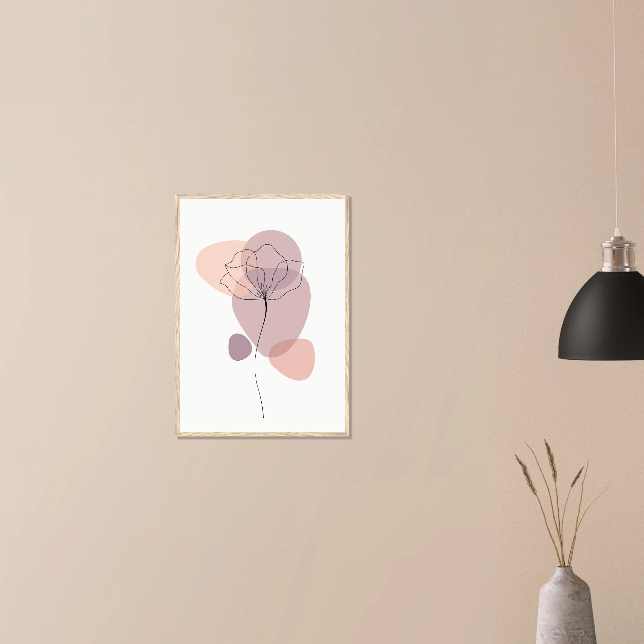 # all-groups - Minimalist Poppy Flower Art Print - Jerin