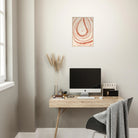 # all-groups - Terracotta Rings – Abstract Organic Form Wall Art Print - Daisy
