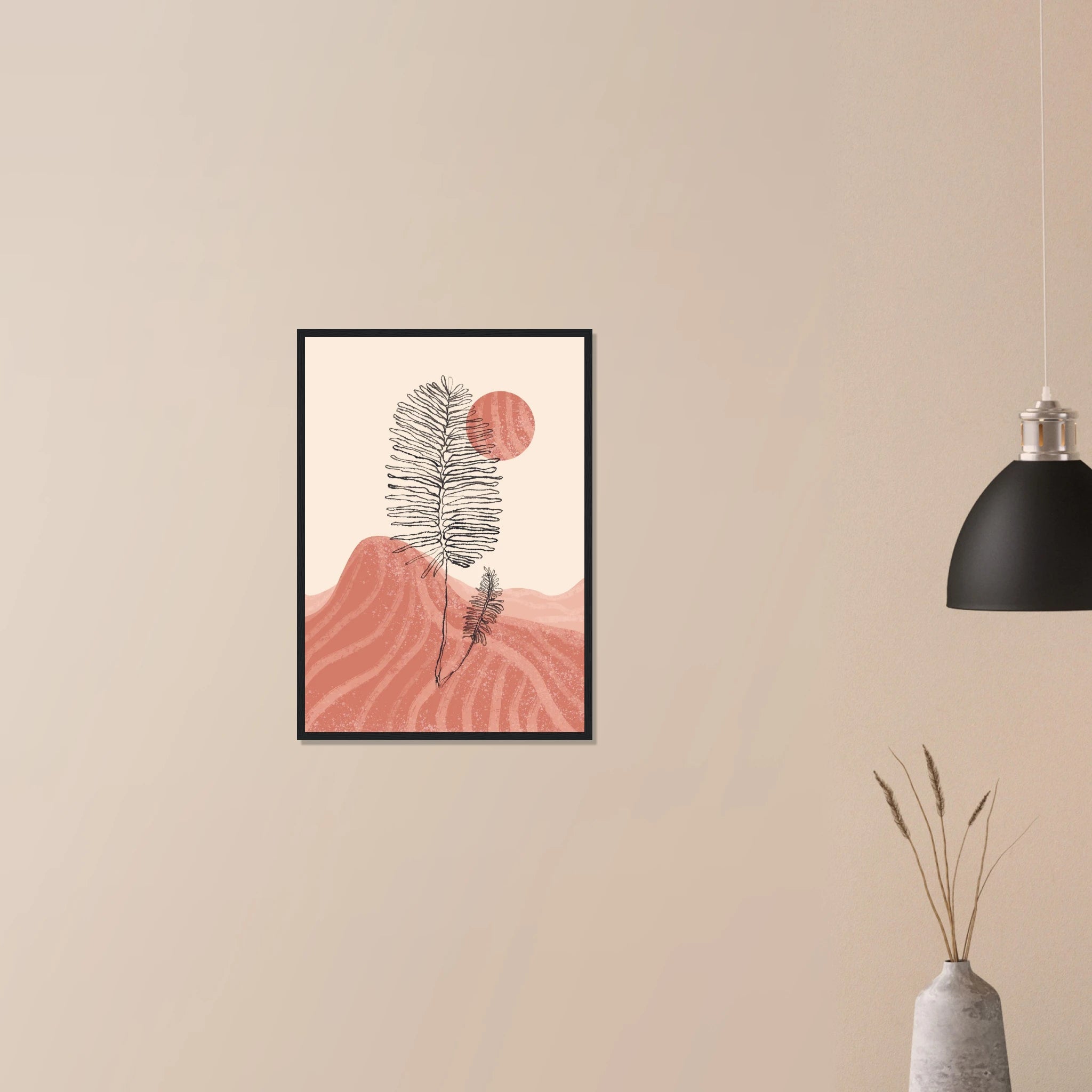 # all-groups - Terracotta Sun & Palm – Minimalist Abstract Desert Landscape by Daisy - Daisy